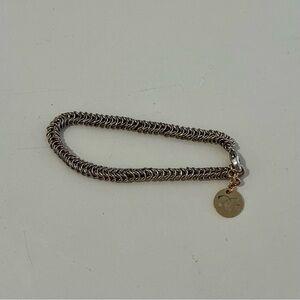 Gold and Silver Chain Bracelet